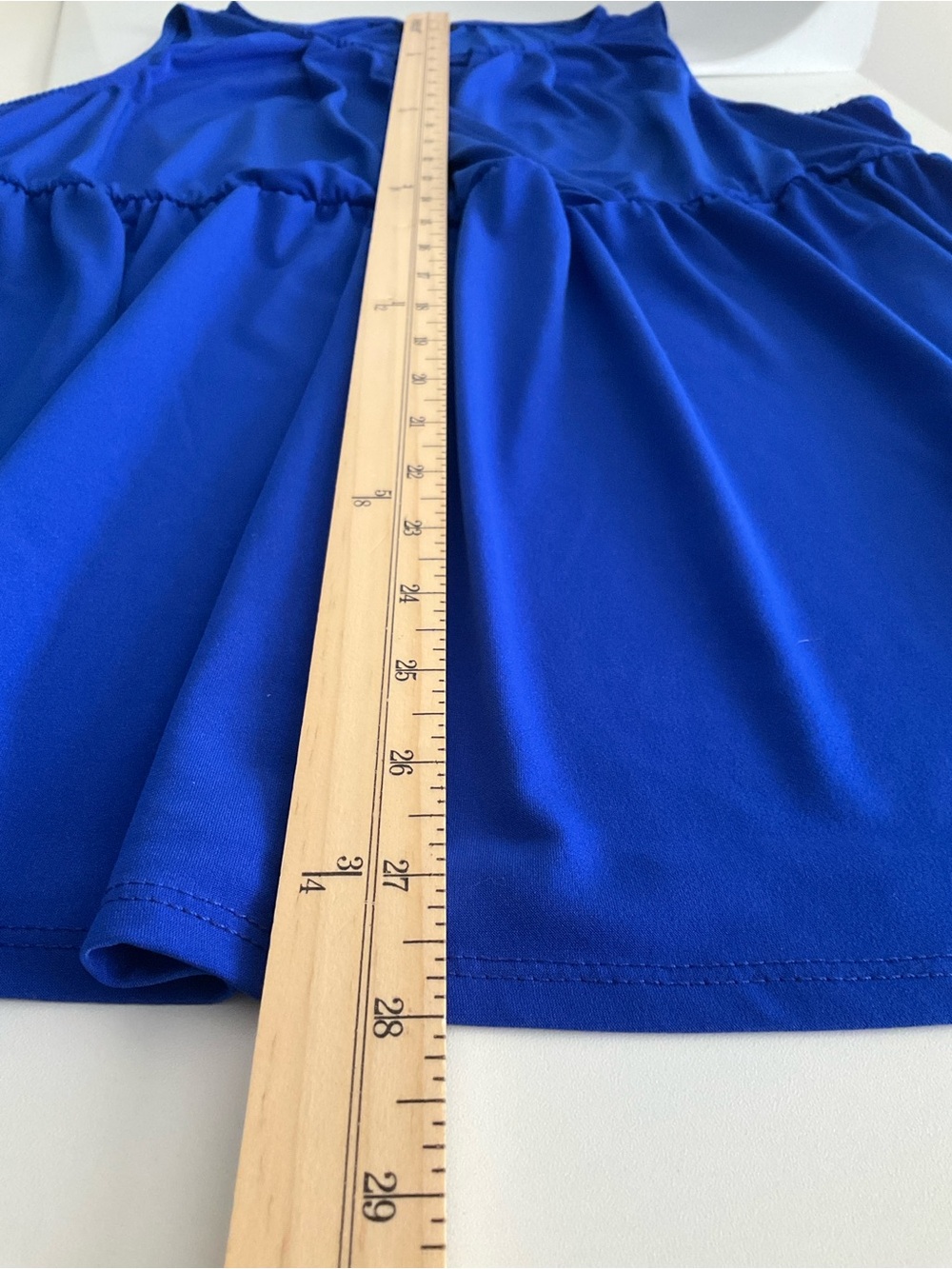Torrid 3X Cobalt Blue Sleeveless Wrap-Style Tunic - Picture 7 of 10